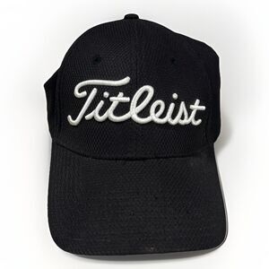 Titleist Players Performance A Flex Hat Logo L / XL Black White